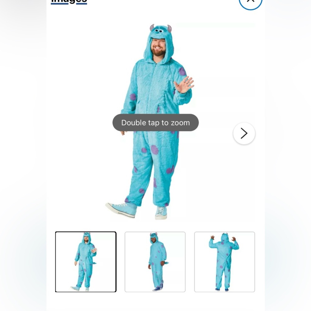 Adult Suly monsters Inc costume